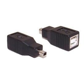 USB B Female to Mini 4-Pin Male Adapter