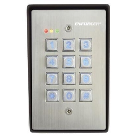 Surface-Mount Outdoor Access Keypad - 110 Users, Two Relays