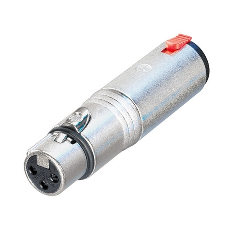 Adaptateur XLR Femelle 3 Pôles à Fiche Stéréo 1/4 Verrouillable (Neutrik NA3FJ)