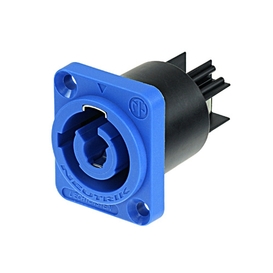 20A 3 Contact Male Chassis Speakon Connector (Neutrik NAC3MPA-1)