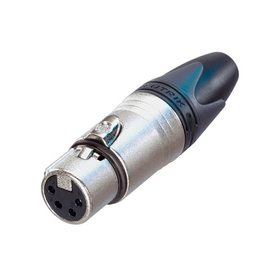 Connecteur XLR Femelle 4 Contacts (Neutrik NC4FXX)