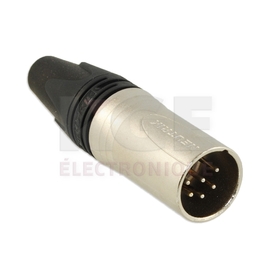 6 Contact Male XLR Connector (Neutrik NC6MX)