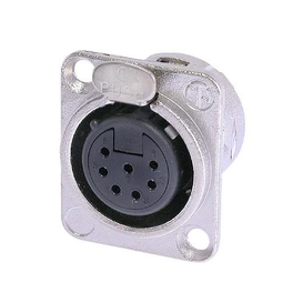 (Neutrik NC7FD-L-1) 7 Contact Chassis Female XLR Connector