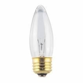 2-Pack Clear B11 25W Chandelier Bulbs