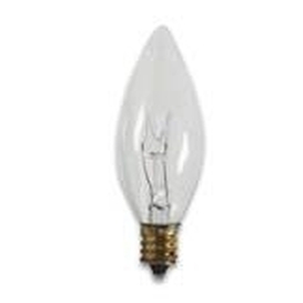 2-Pack Clear B8 25W Chandelier Bulbs