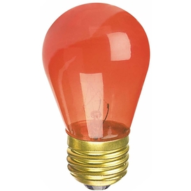 Transparent Amber S14 11W Sign Bulb