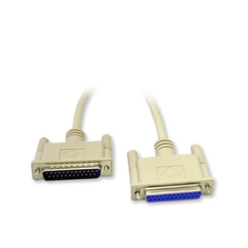 DB25 Moulded Serial Cable M/F - 50ft