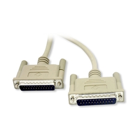 DB25 Moulded Serial Cable M/M - 6ft