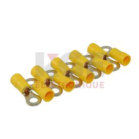 10-Pack #10 12-10 Insulated Ring Terminals