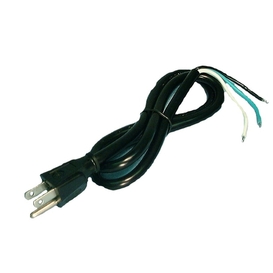 10A Black 3-18 9ft Power Cord
