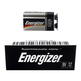 Energizer 9V Alkaline Batteries - 12 Pack