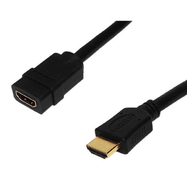 Premium HDMI 1.4 Male to Female Cable - 28AWG, 6ft