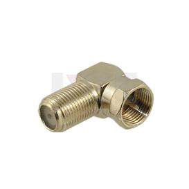 Male to Female Right Angle Coaxial Adaptor