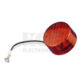 9 LED Red Clearance Light