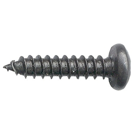 10-Pack Black #6 Pan Head Wood Screws