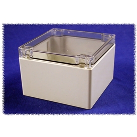1554P2GYCL - Watertight Clear Lid Polycarbonate