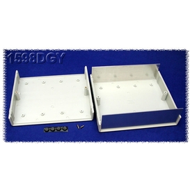 1598DSGY - General Purpose Plastic with Aluminum End Panels