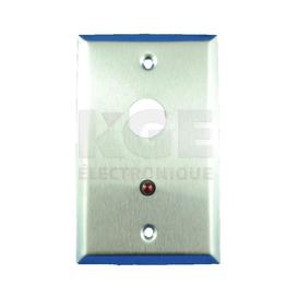 Remote Alarm Plate with LED and D Hole