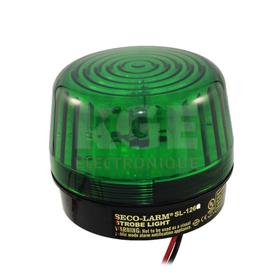 Strobe Light - Green 12 VDC