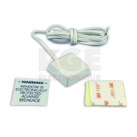 2 Wire 10ft Range White Shock Detector