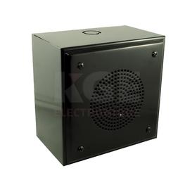 Black Metal Speaker Enclosure